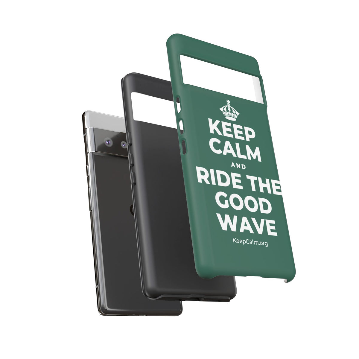 KEEP CALM AND RIDE THE GOOD WAVE Phone Case