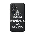 KEEP CALM Y ESCUCHA LA LLUVIA Phone Case (Dark)