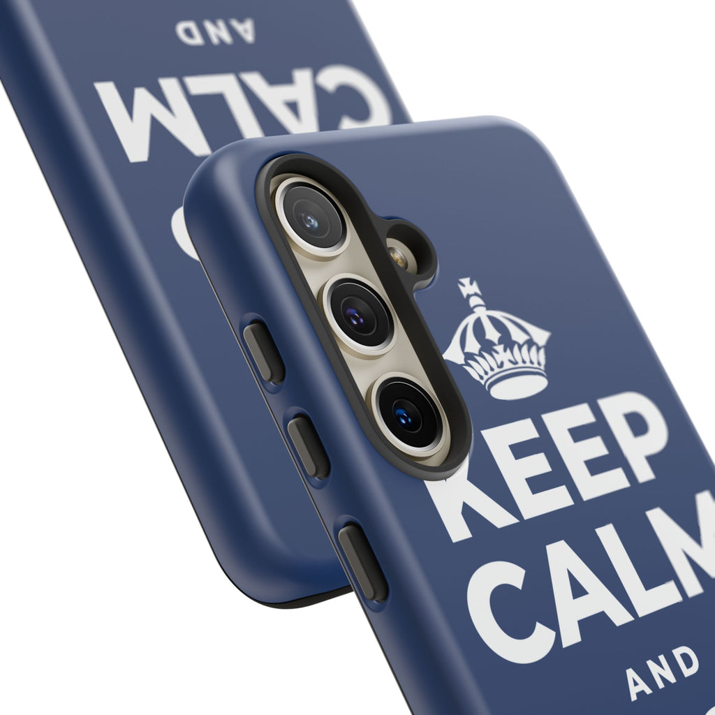 KEEP CALM AND JUST BE Phone Case
