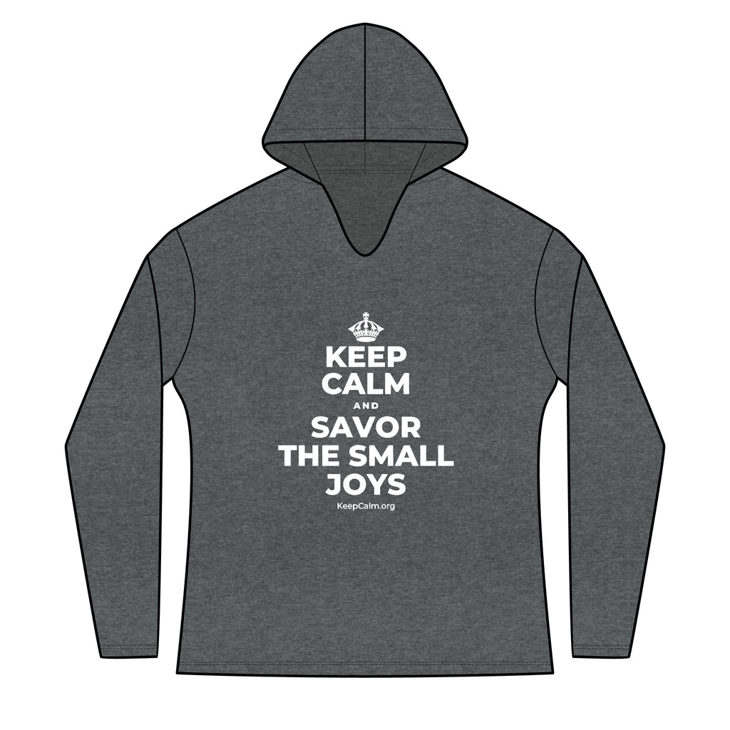 KEEP CALM AND SAVOR THE SMALL JOYS Women's Long Sleeve Hoodie