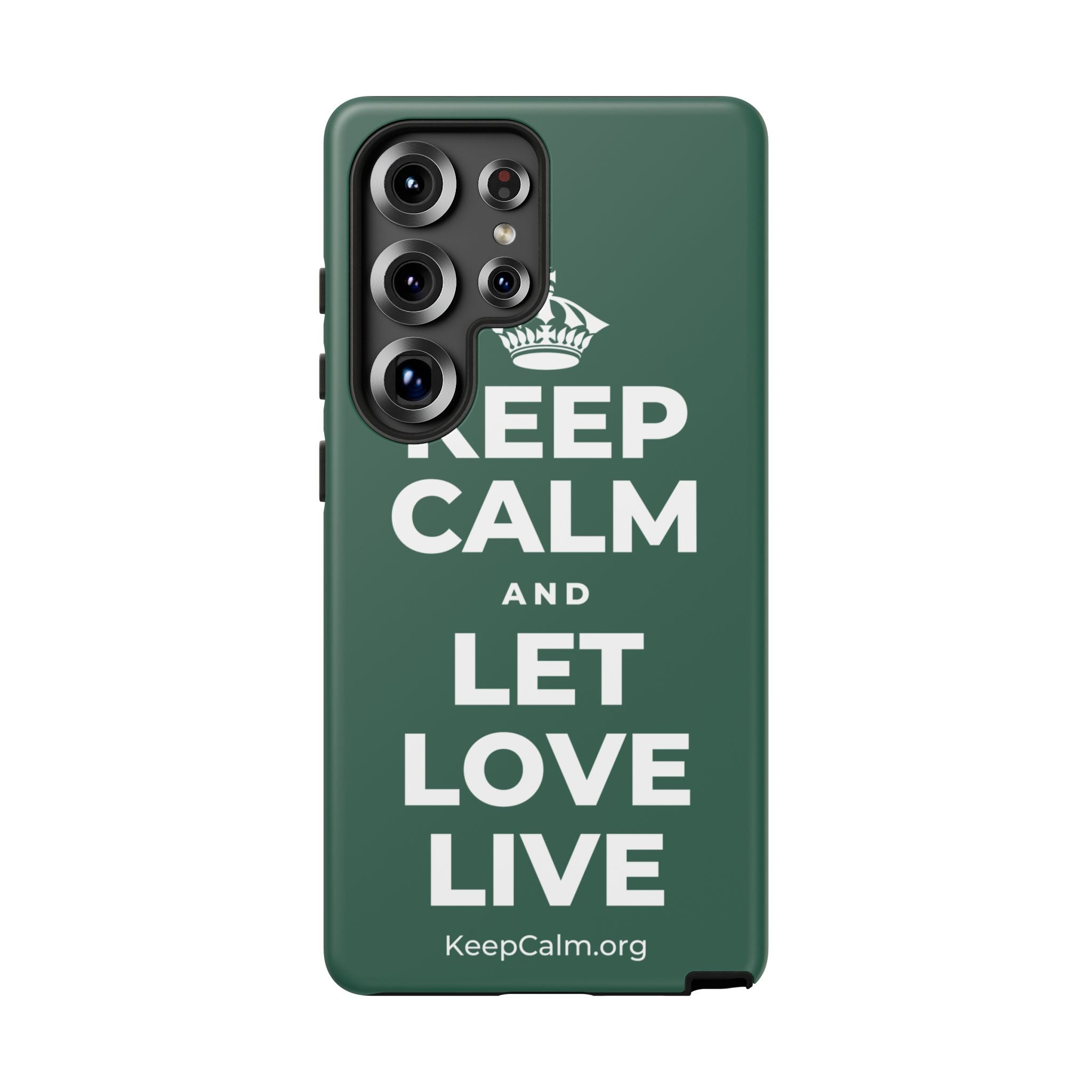 KEEP CALM AND LET LOVE LIVE Phone Case