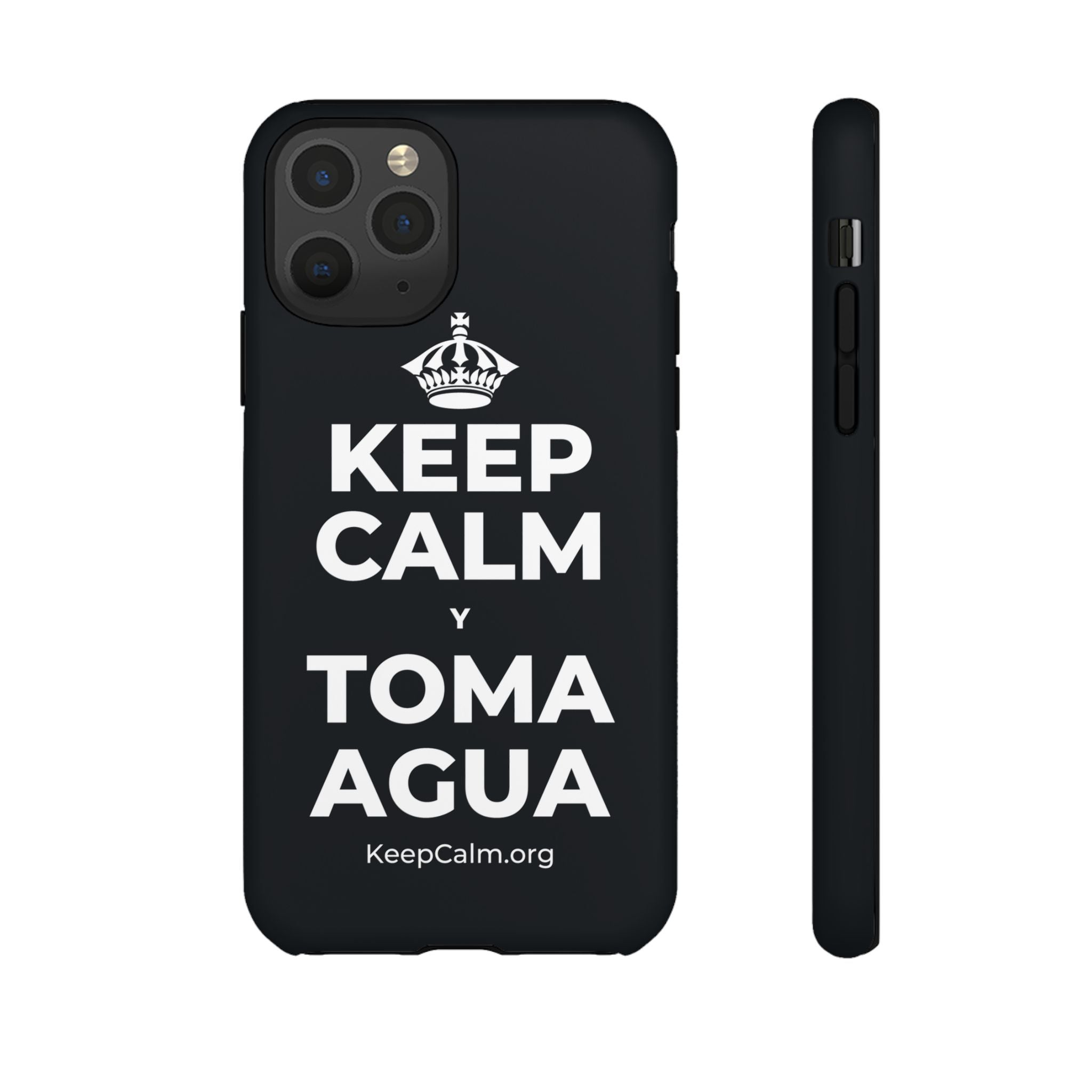 KEEP CALM Y TOMA AGUA Phone Case (Dark)