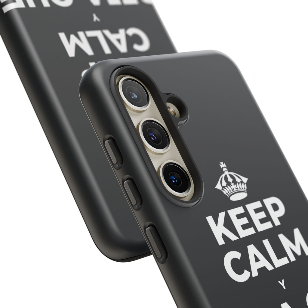 KEEP CALM Y DEJA QUE SE ENFRÍE Phone Case (Dark)