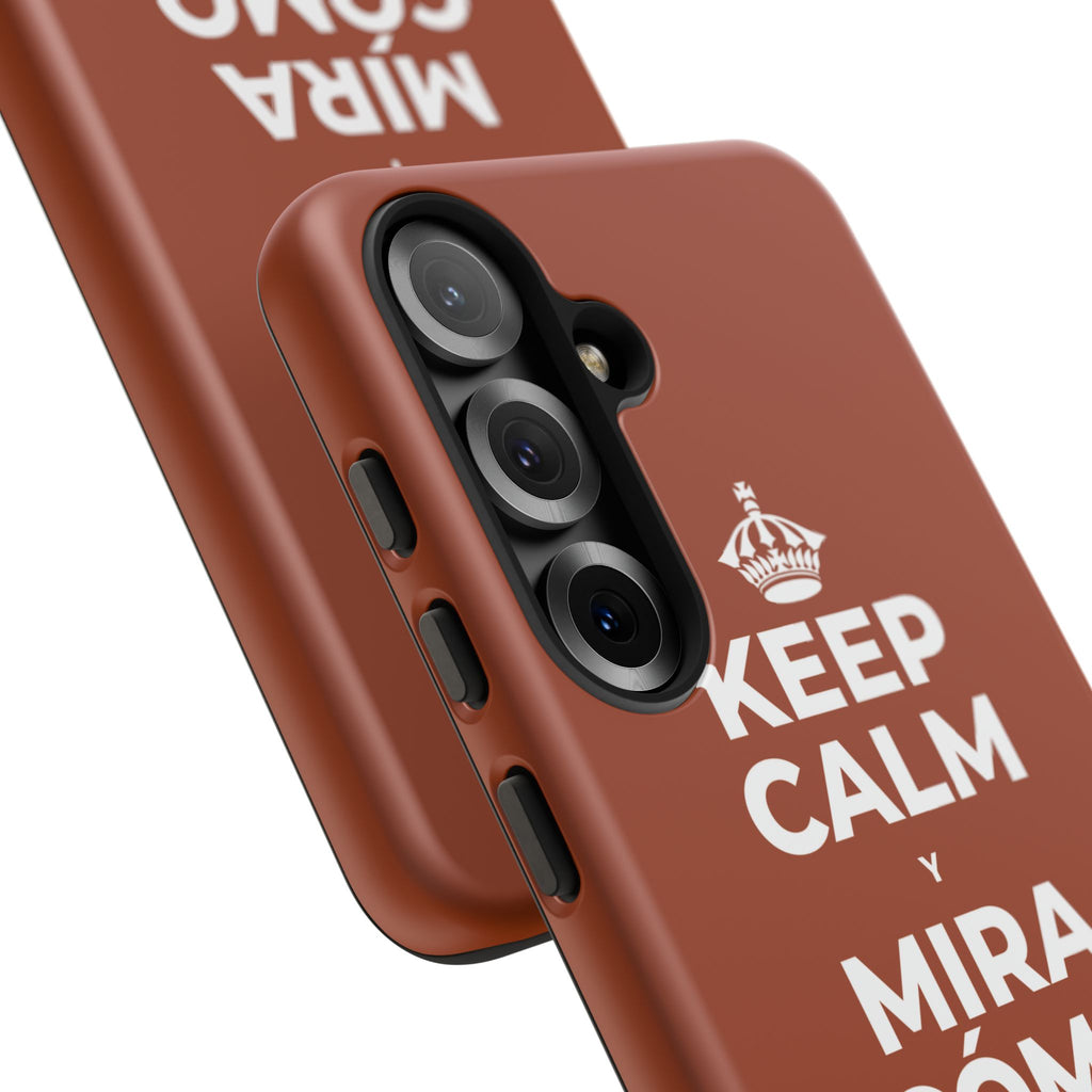 KEEP CALM Y MIRA CÓMO CAMBIAN LAS HOJAS Phone Case