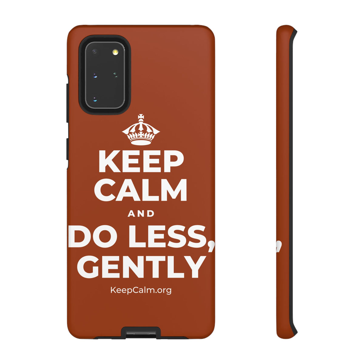 KEEP CALM AND DO LESS, GENTLY Phone Case