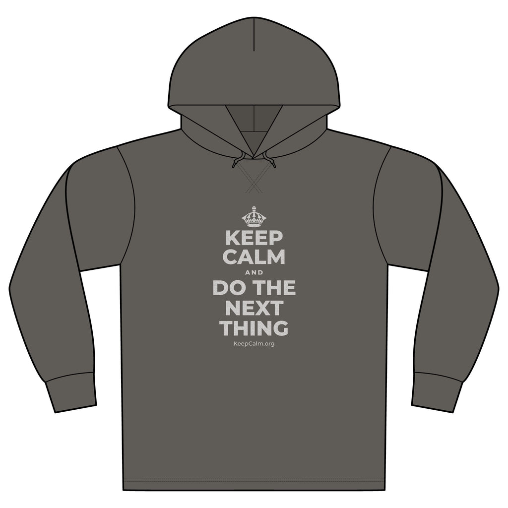 KEEP CALM AND DO THE NEXT THING Organic Hoodie Tee