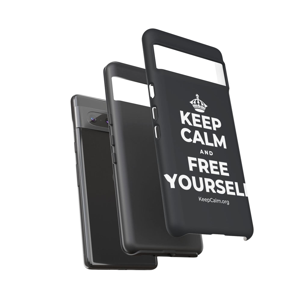 KEEP CALM AND FREE YOURSELF Phone Case (Dark)