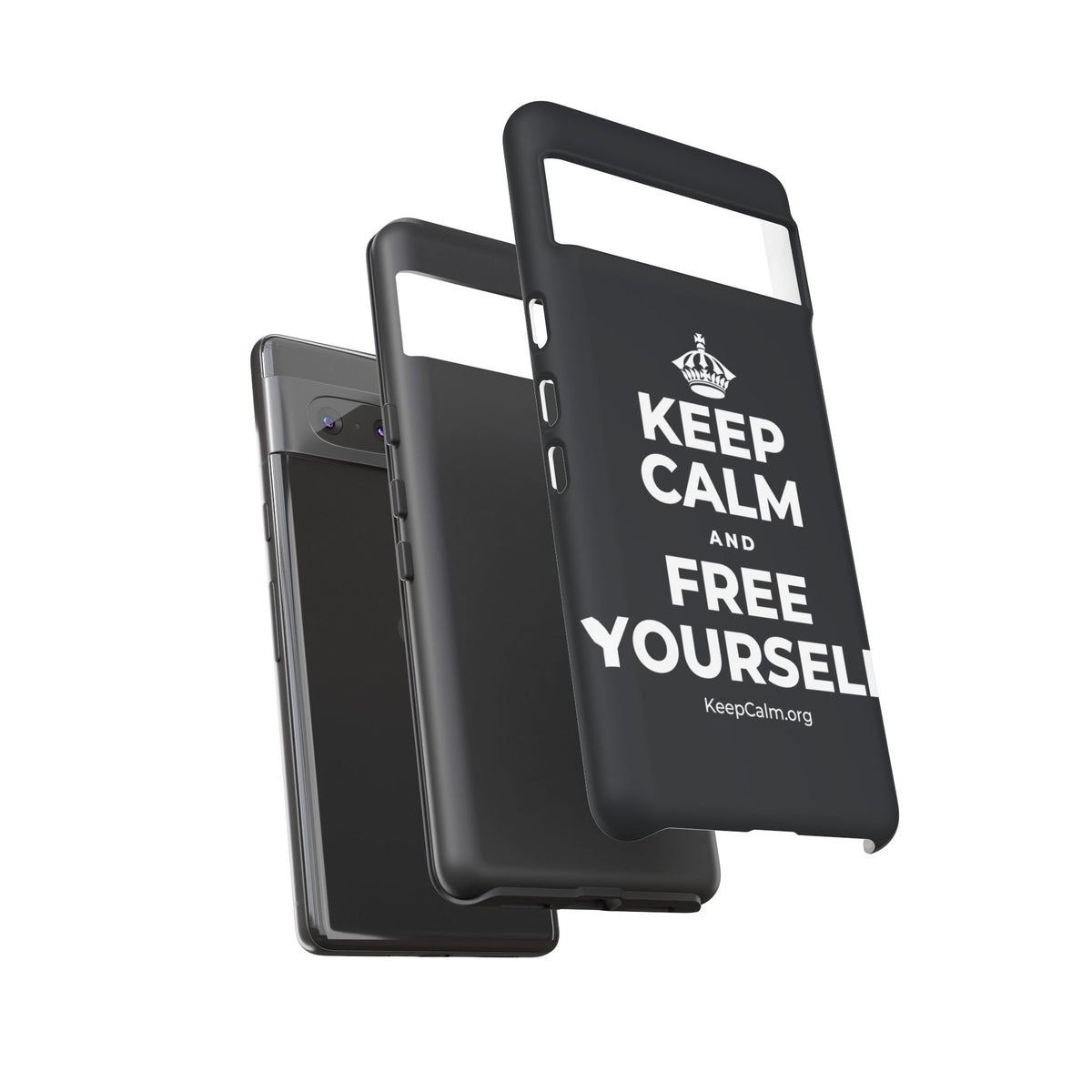 KEEP CALM AND FREE YOURSELF Phone Case (Dark)