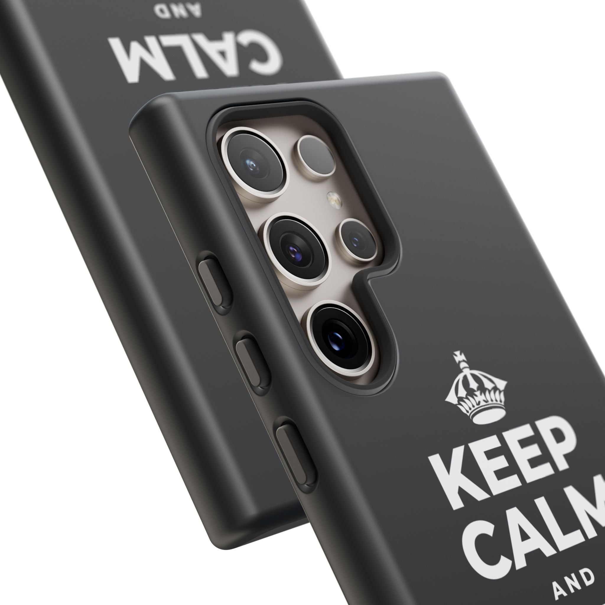 KEEP CALM AND UNCLENCH Phone Case (Dark)