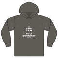 KEEP CALM AND SET A BOUNDARY Organic Hoodie Tee