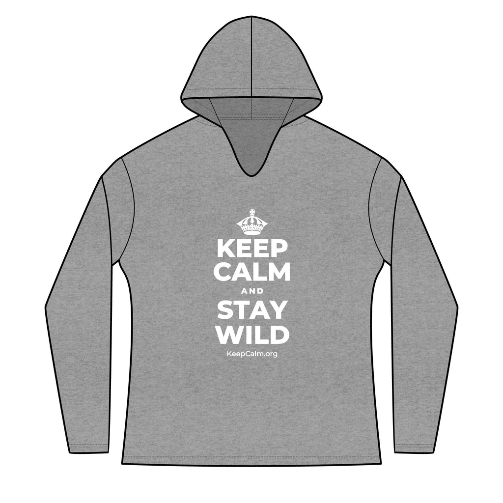 KEEP CALM AND STAY WILD Women's Long Sleeve Hoodie