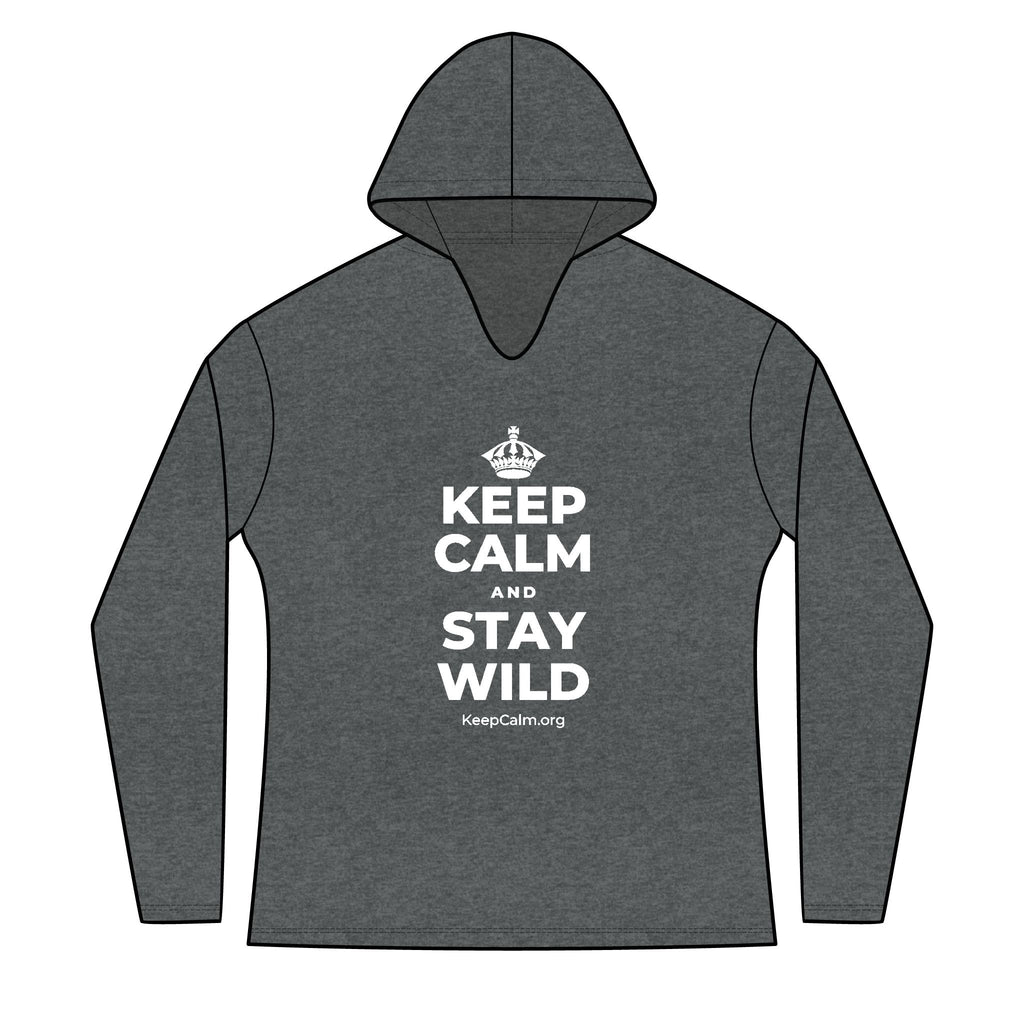 KEEP CALM AND STAY WILD Women's Long Sleeve Hoodie