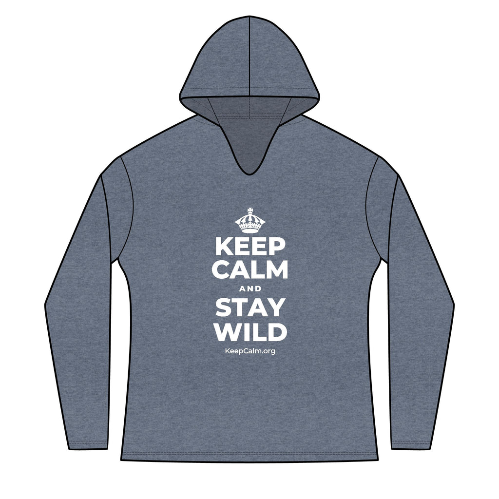 KEEP CALM AND STAY WILD Women's Long Sleeve Hoodie