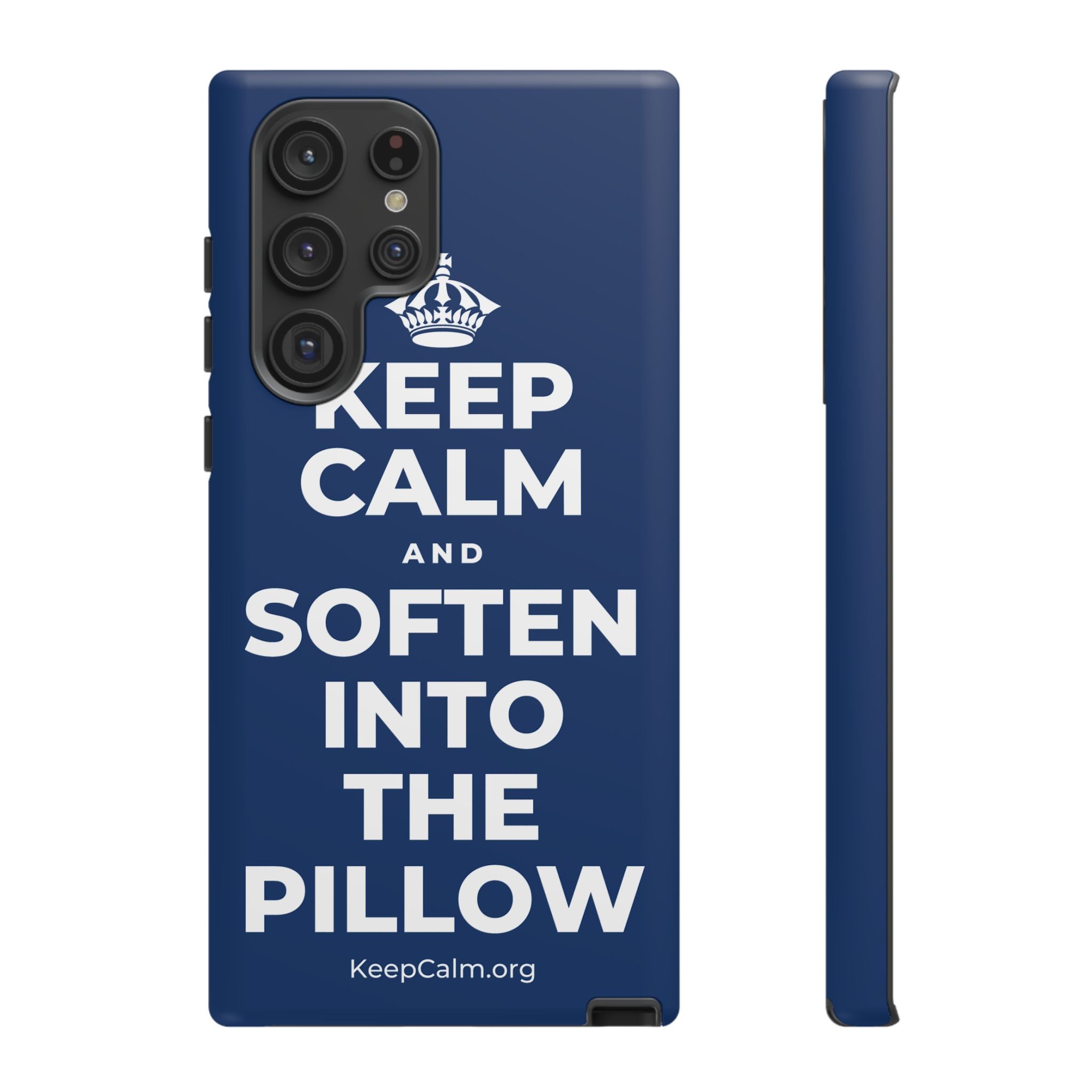 KEEP CALM AND SOFTEN INTO THE PILLOW Phone Case