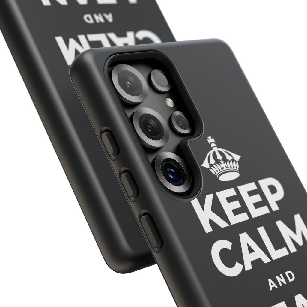 KEEP CALM AND LEAN ON ME Phone Case (Dark)