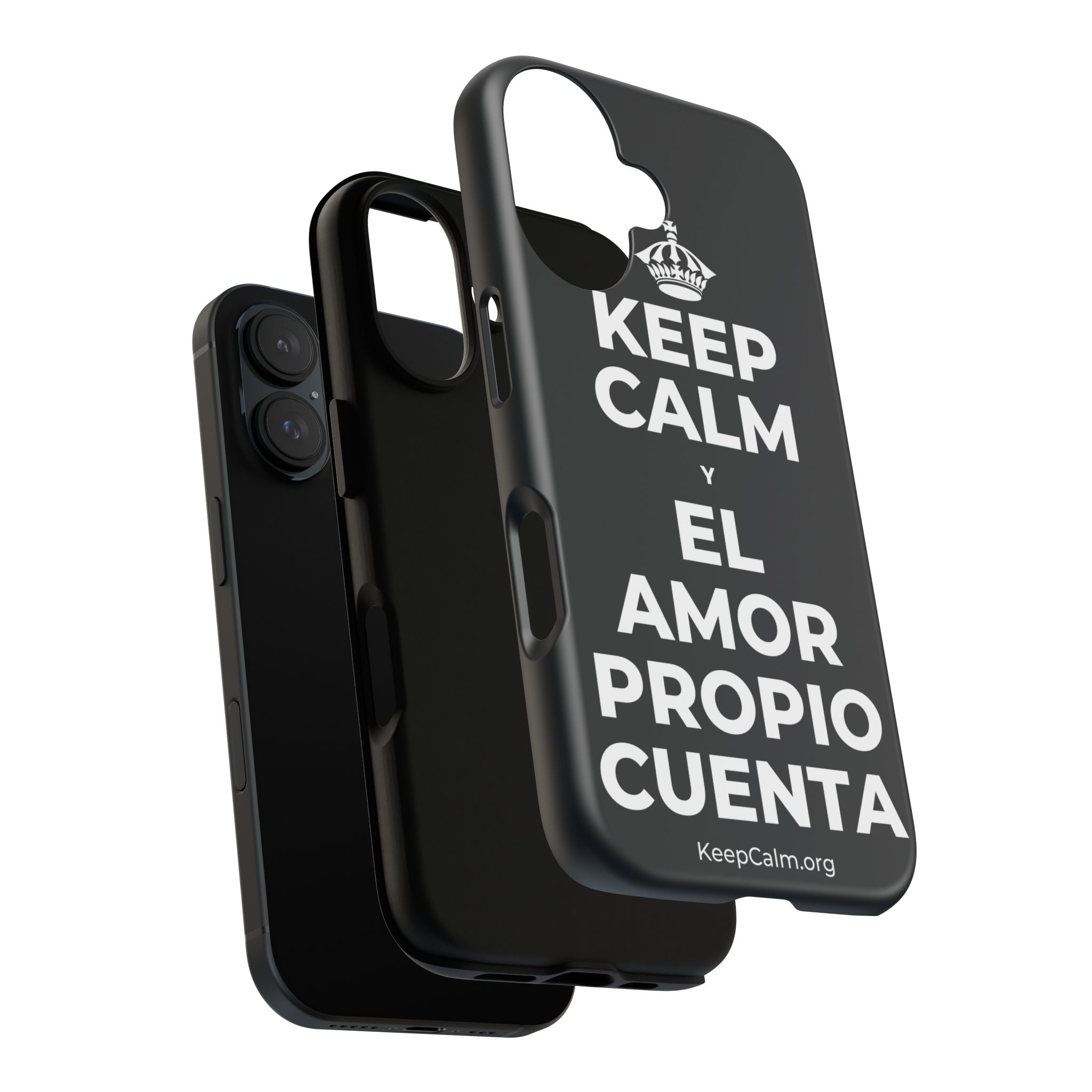 KEEP CALM Y EL AMOR PROPIO CUENTA Phone Case (Dark)