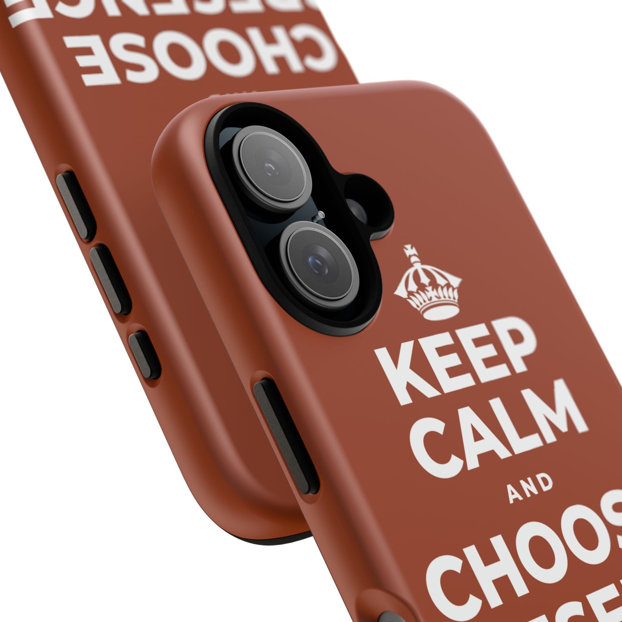 KEEP CALM AND CHOOSE PRESENCE OVER PRESENTS Phone Case