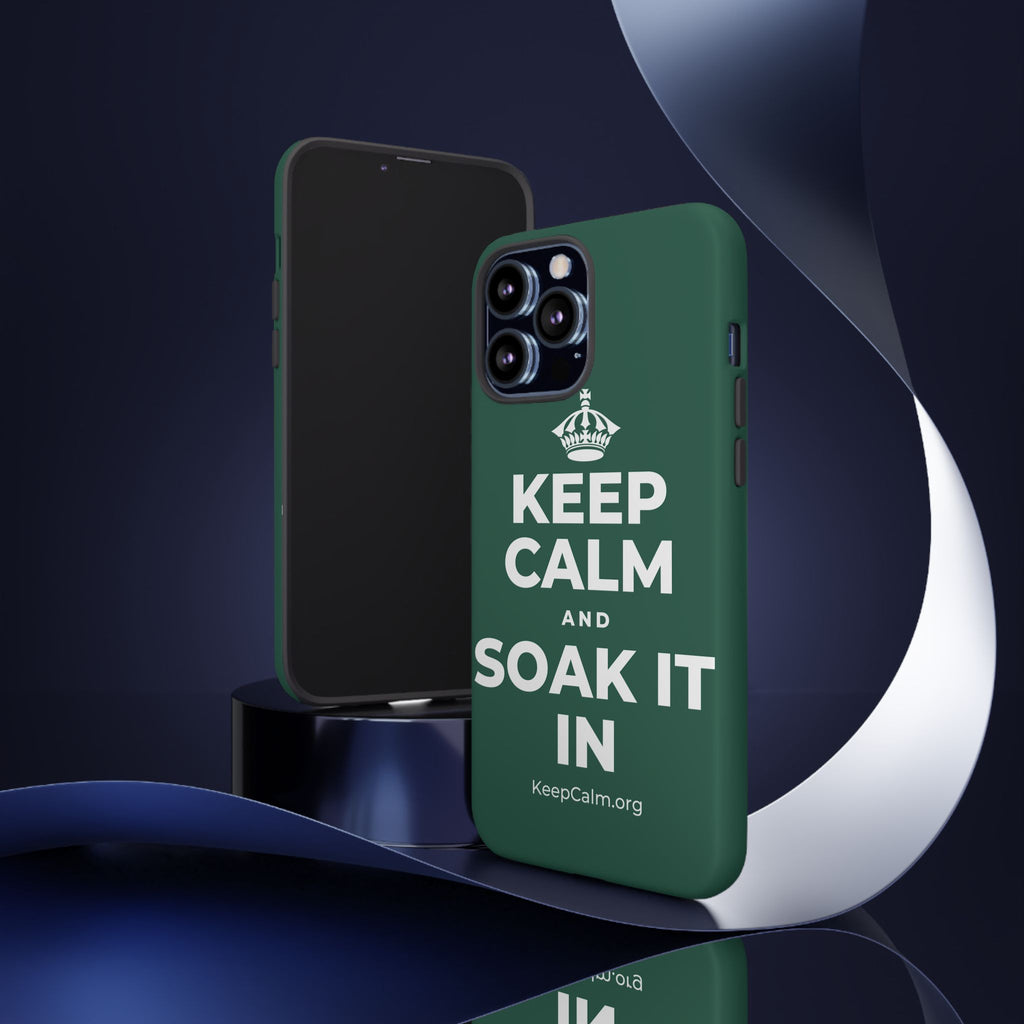 KEEP CALM AND SOAK IT IN Phone Case