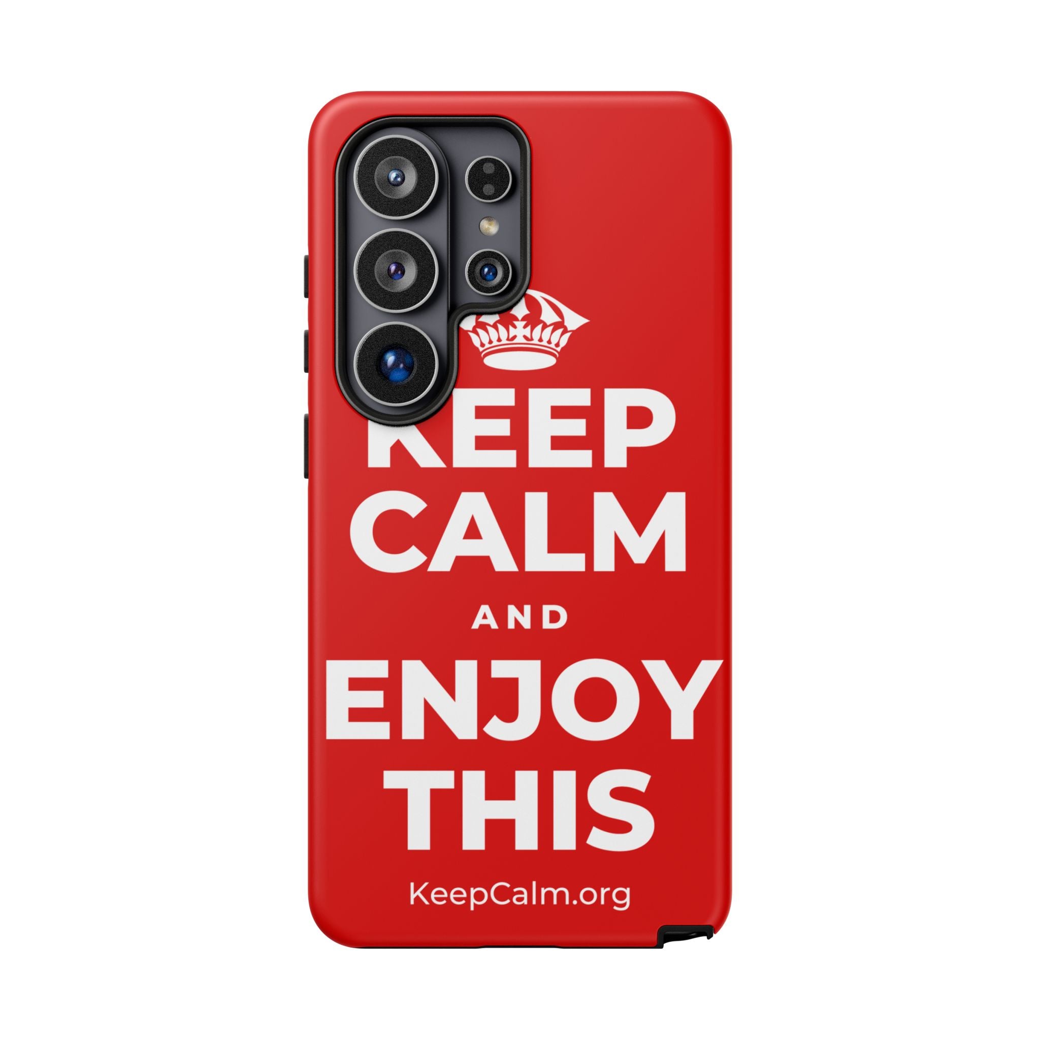 KEEP CALM AND ENJOY THIS Phone Case