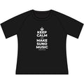 KEEP CALM AND MAKE SUNO MUSIC Women's Raglan Tee