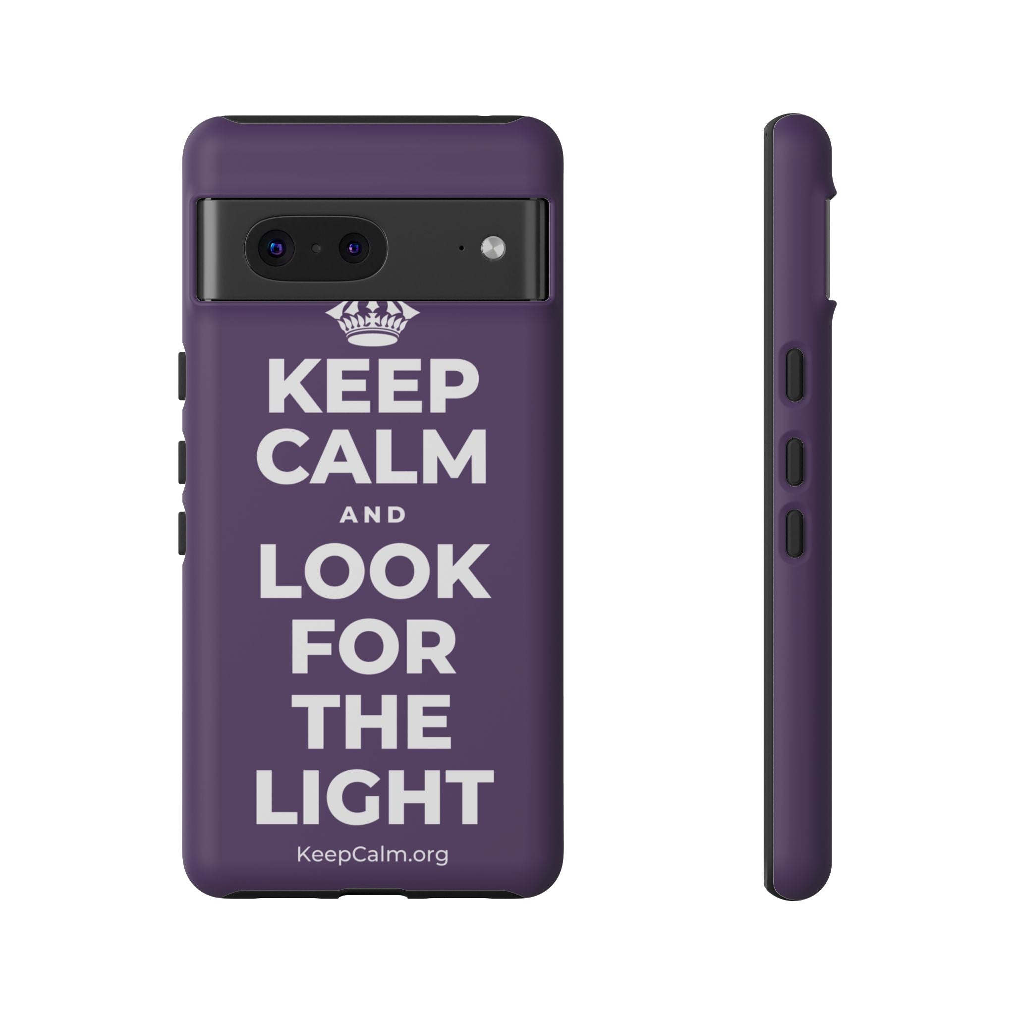 KEEP CALM AND LOOK FOR THE LIGHT Phone Case