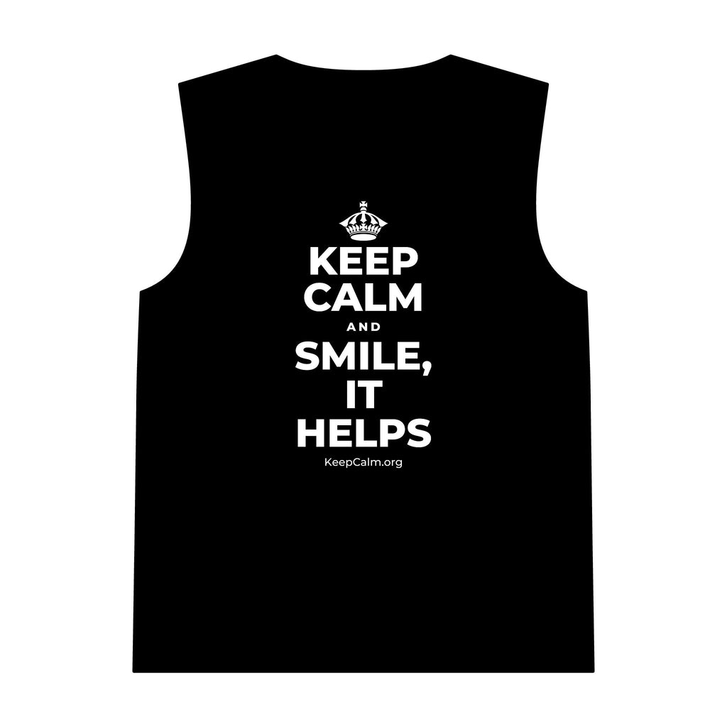 KEEP CALM AND SMILE, IT HELPS Tank Top