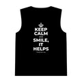 KEEP CALM AND SMILE, IT HELPS Tank Top