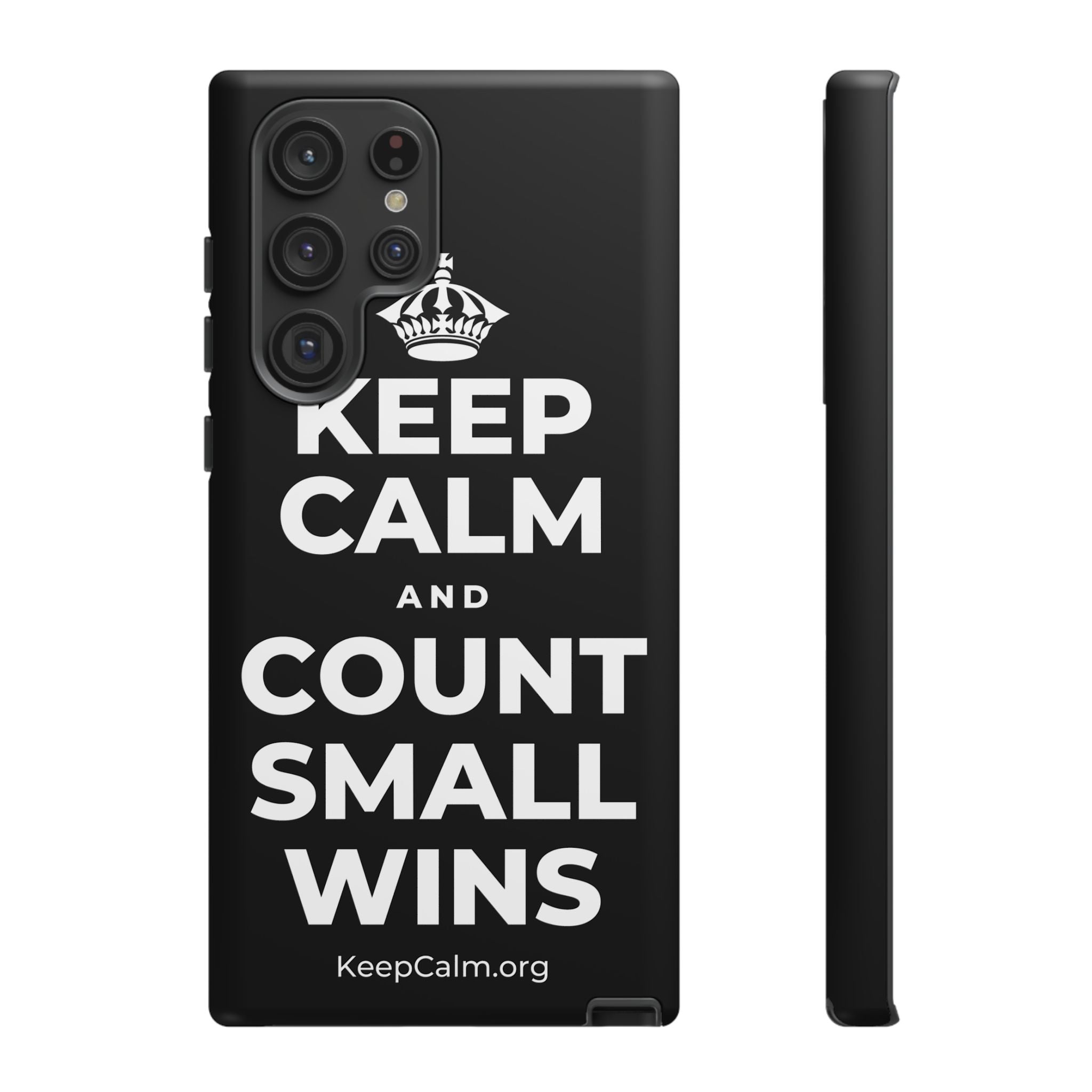 KEEP CALM AND COUNT SMALL WINS Phone Case