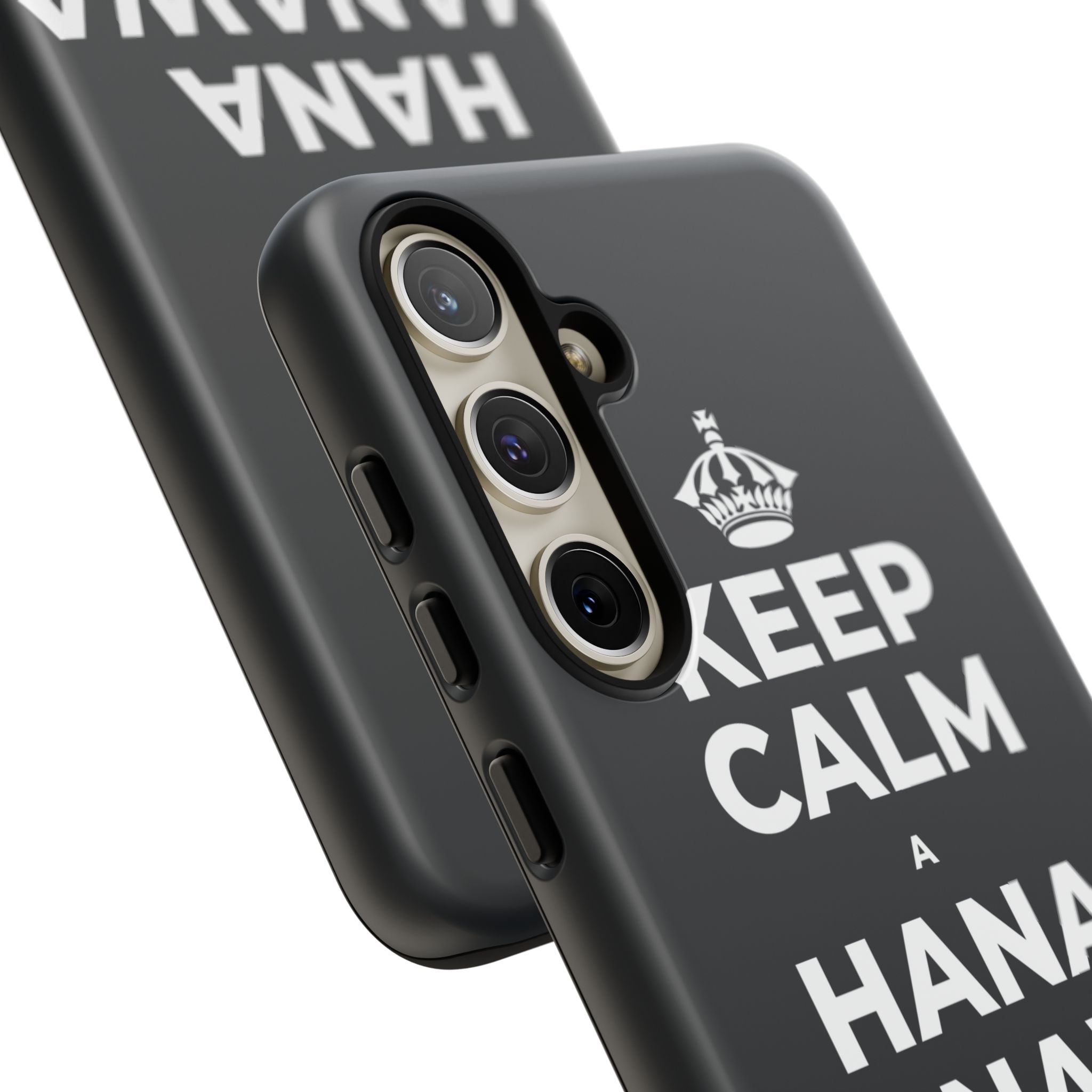 KEEP CALM A HANA MANAWA E PĀʻANI AI Phone Case (Dark)