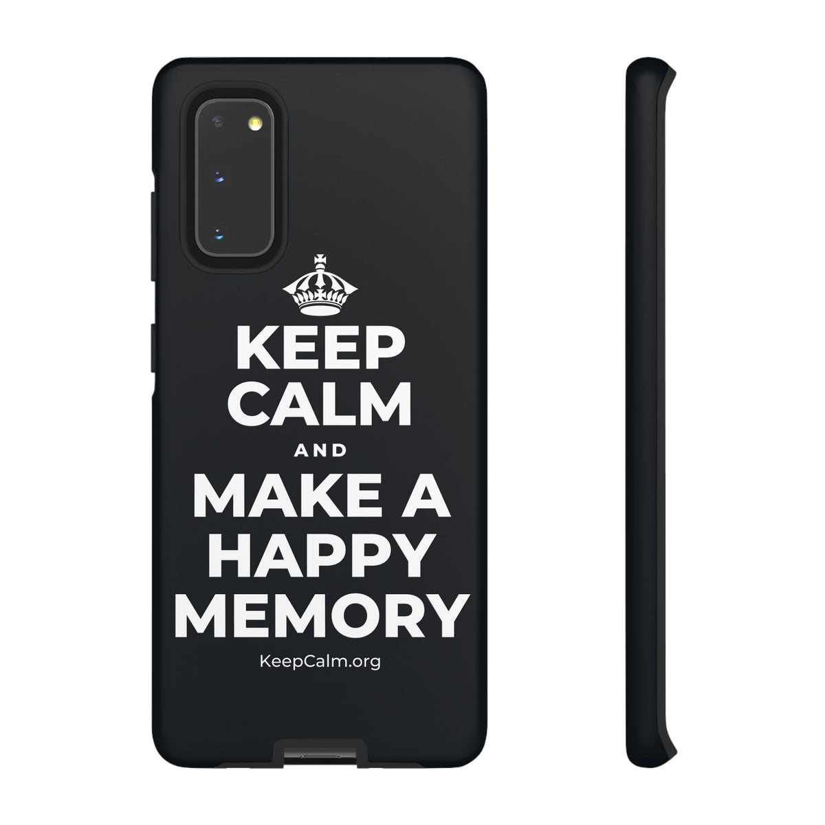 KEEP CALM AND MAKE A HAPPY MEMORY Phone Case (Dark)