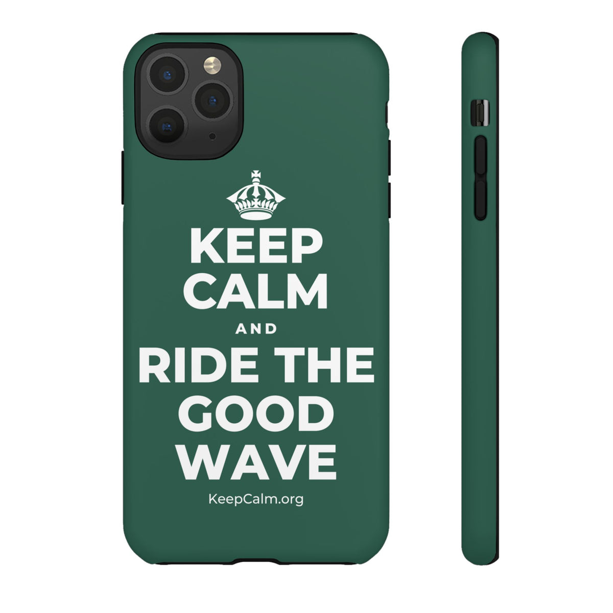 KEEP CALM AND RIDE THE GOOD WAVE Phone Case