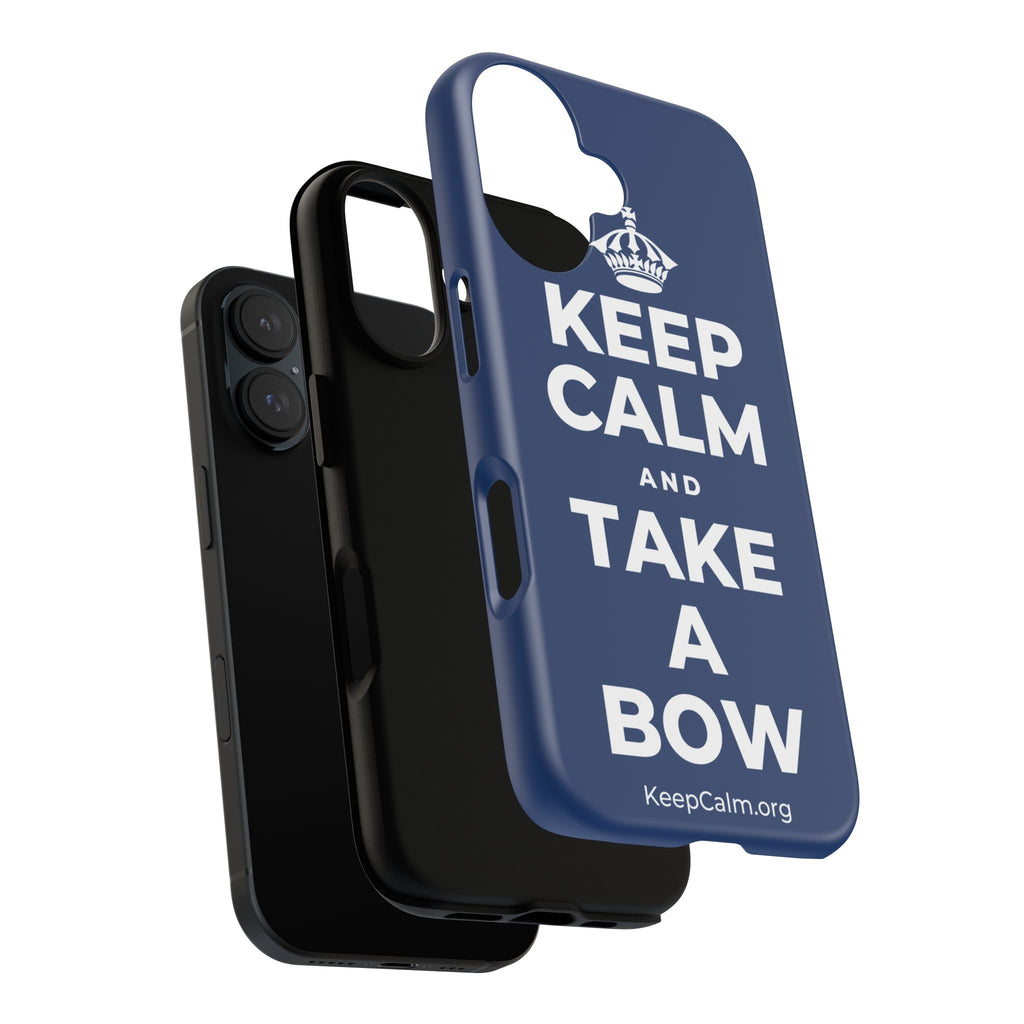 KEEP CALM AND TAKE A BOW Phone Case