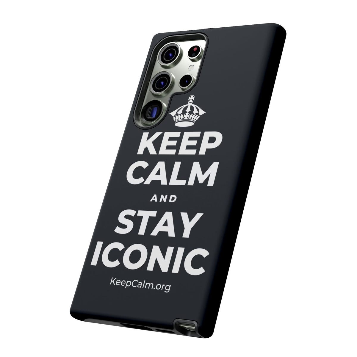 KEEP CALM AND STAY ICONIC Phone Case (Dark)