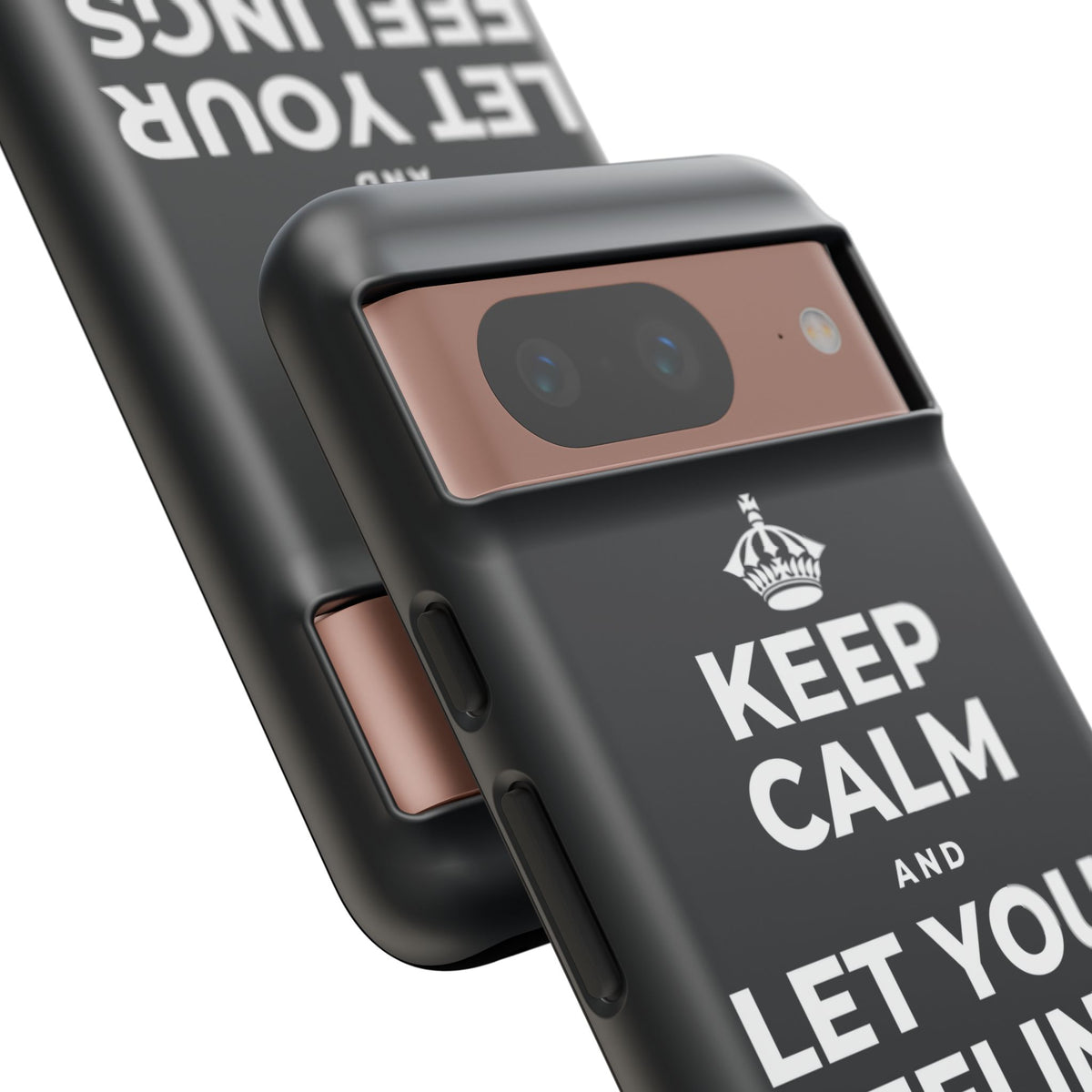 KEEP CALM AND LET YOUR FEELINGS MAKE SENSE Phone Case (Dark)