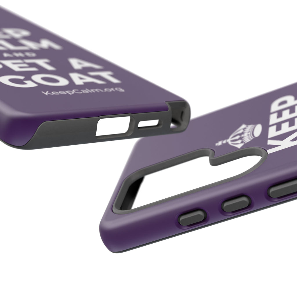 KEEP CALM AND PET A GOAT Phone Case