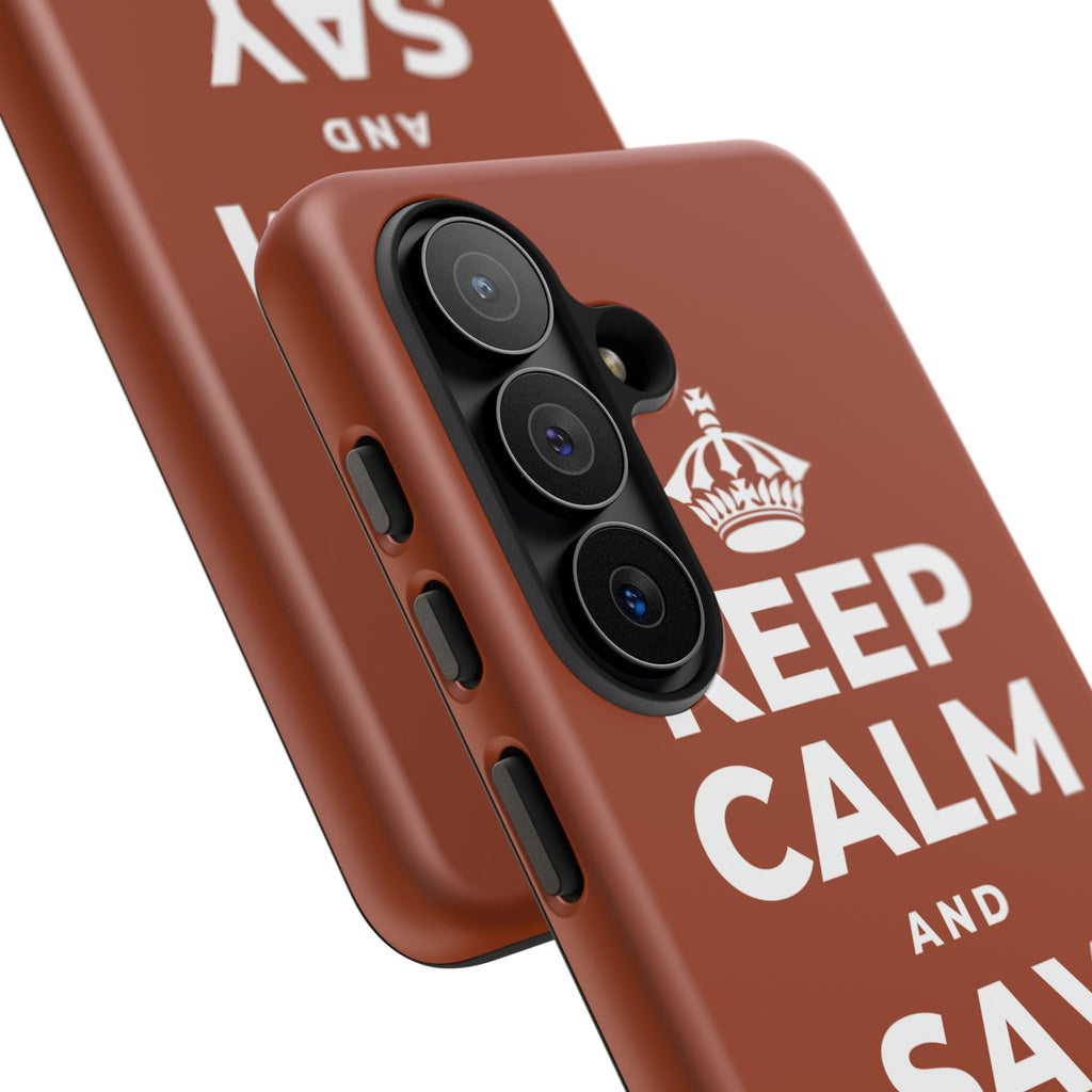 KEEP CALM AND SAY THANK YOU Phone Case