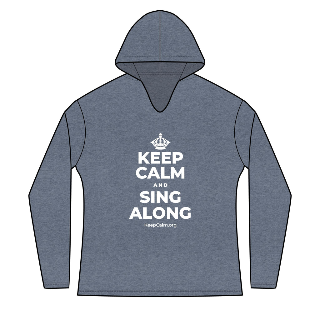 KEEP CALM AND SING ALONG Women's Long Sleeve Hoodie