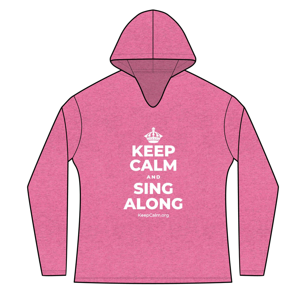 KEEP CALM AND SING ALONG Women's Long Sleeve Hoodie
