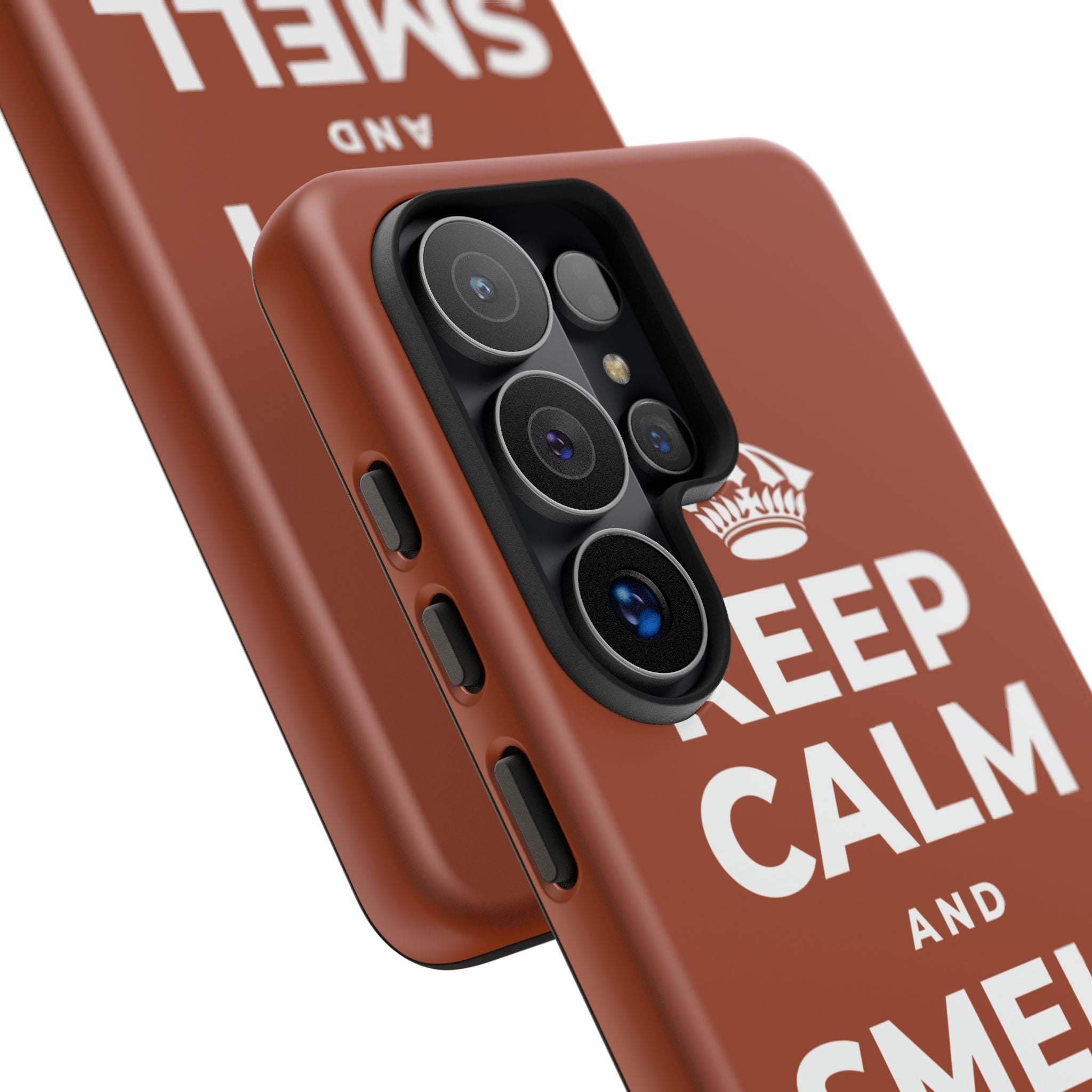 KEEP CALM AND SMELL THE ROSES Phone Case