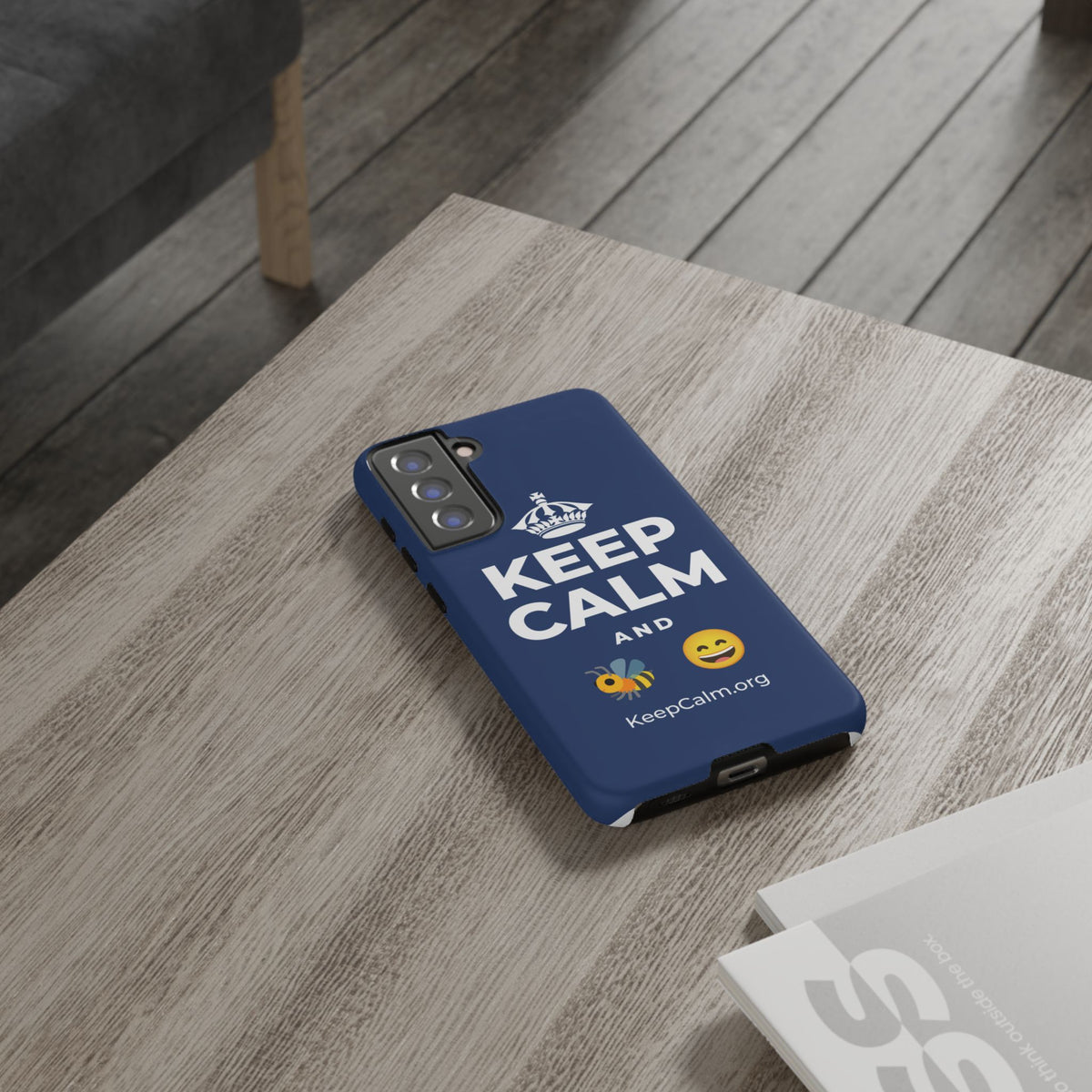 KEEP CALM AND 🐝 😄 Phone Case