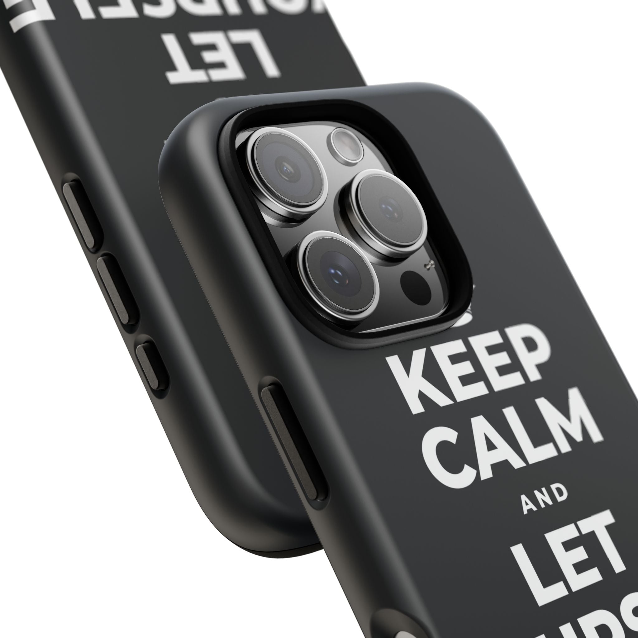 KEEP CALM AND LET YOURSELF SLOW DOWN Phone Case (Dark)