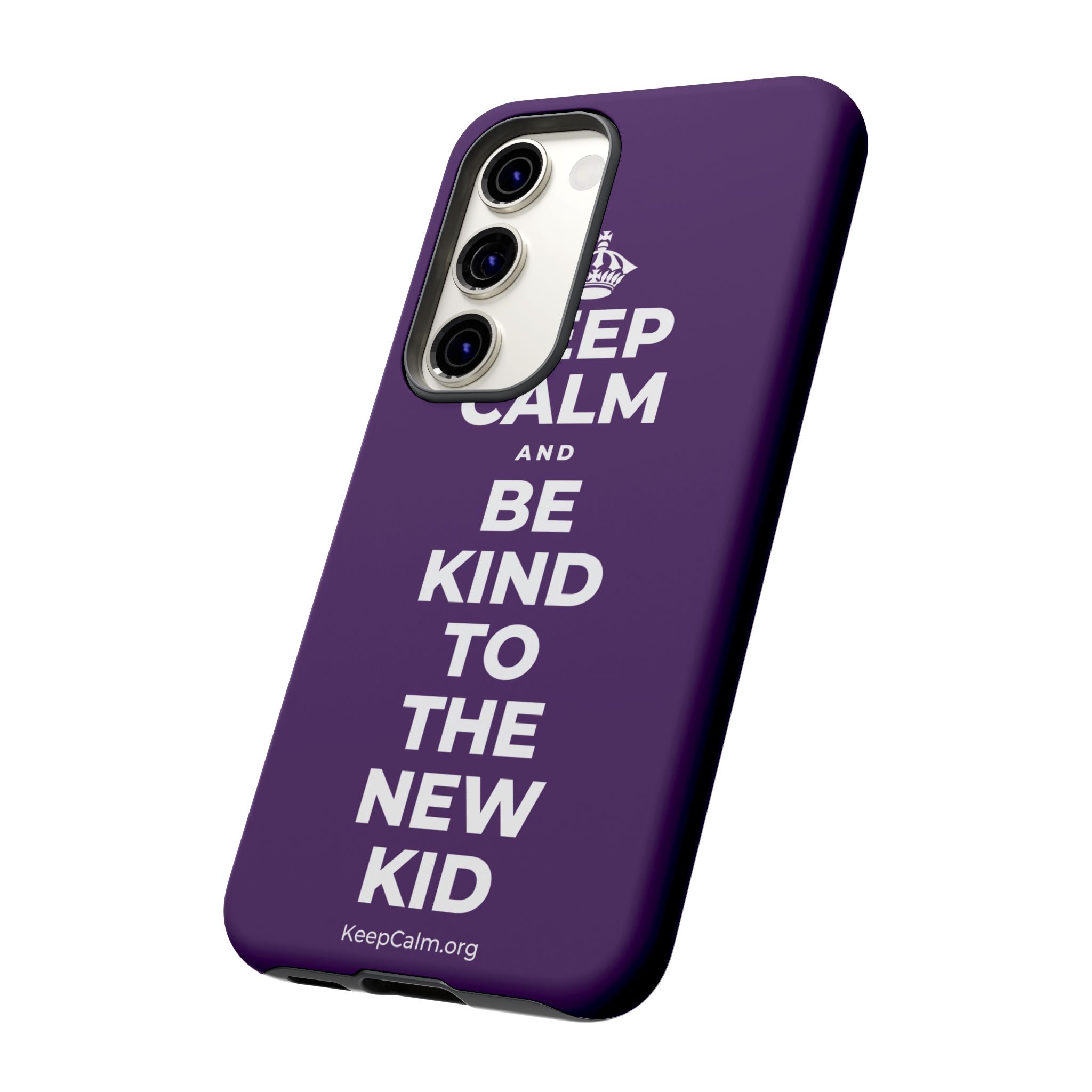 KEEP CALM AND BE KIND TO THE NEW KID Phone Case
