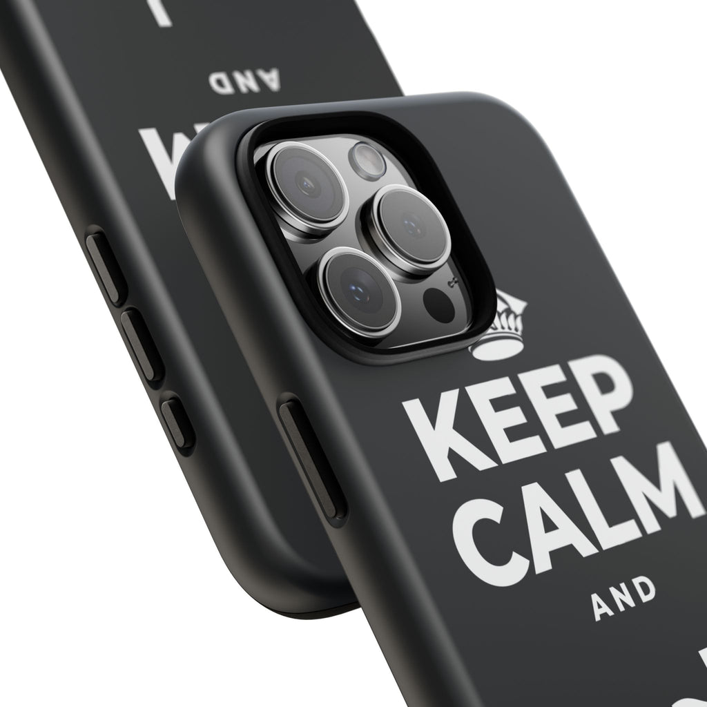 KEEP CALM AND احمِ سلامك Phone Case (Dark)