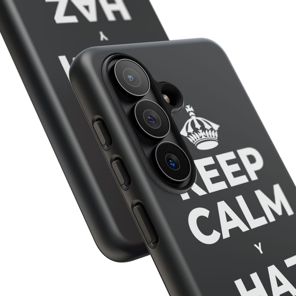 KEEP CALM Y HAZ MENOS HOY Phone Case (Dark)