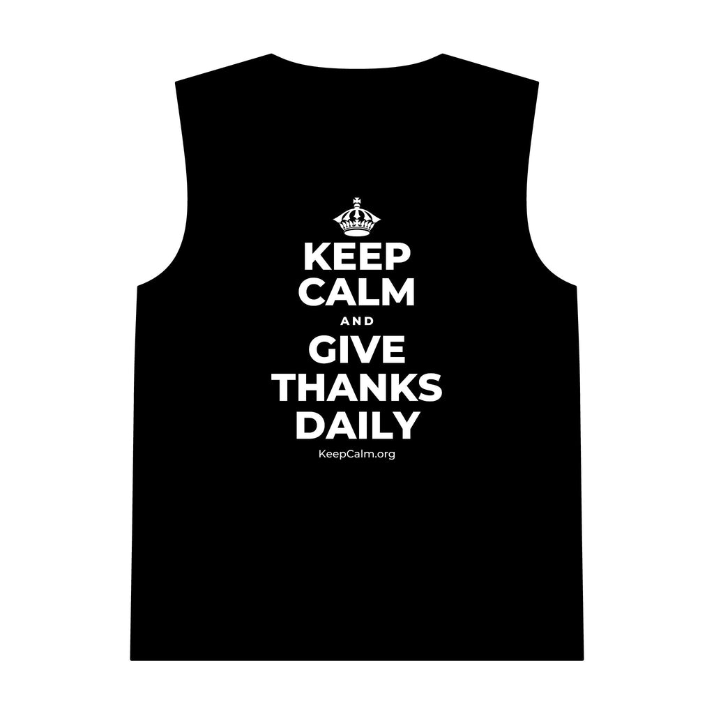 KEEP CALM AND GIVE THANKS DAILY Tank Top