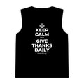 KEEP CALM AND GIVE THANKS DAILY Tank Top
