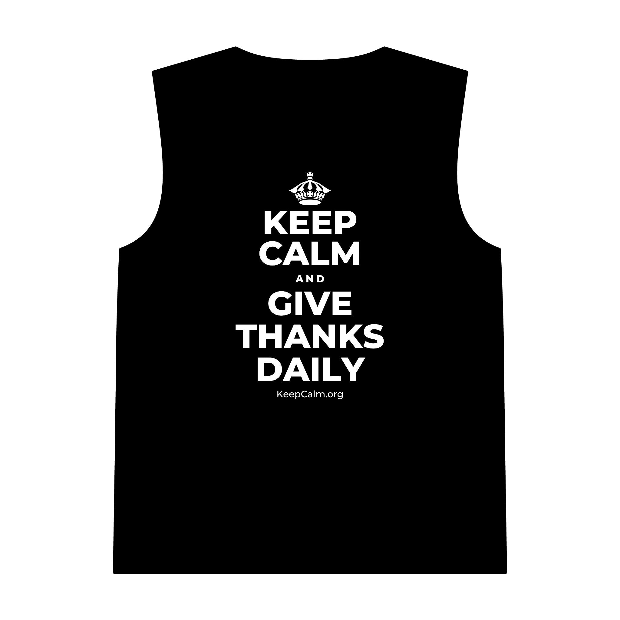 KEEP CALM AND GIVE THANKS DAILY Tank Top