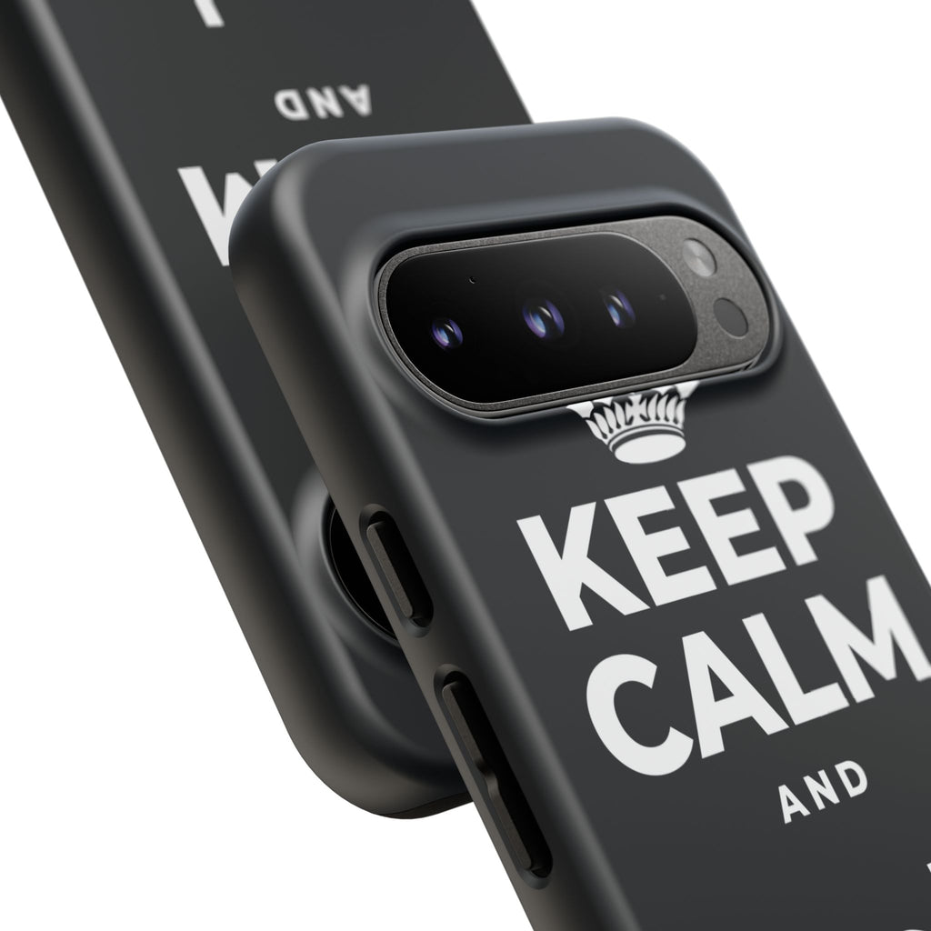KEEP CALM AND احمِ سلامك Phone Case (Dark)