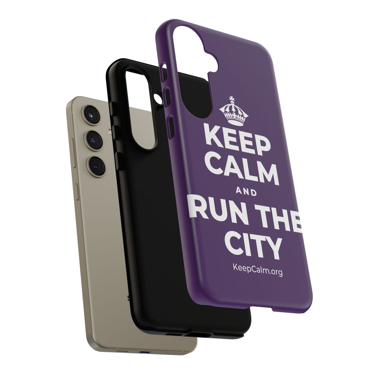 KEEP CALM AND RUN THE CITY Phone Case