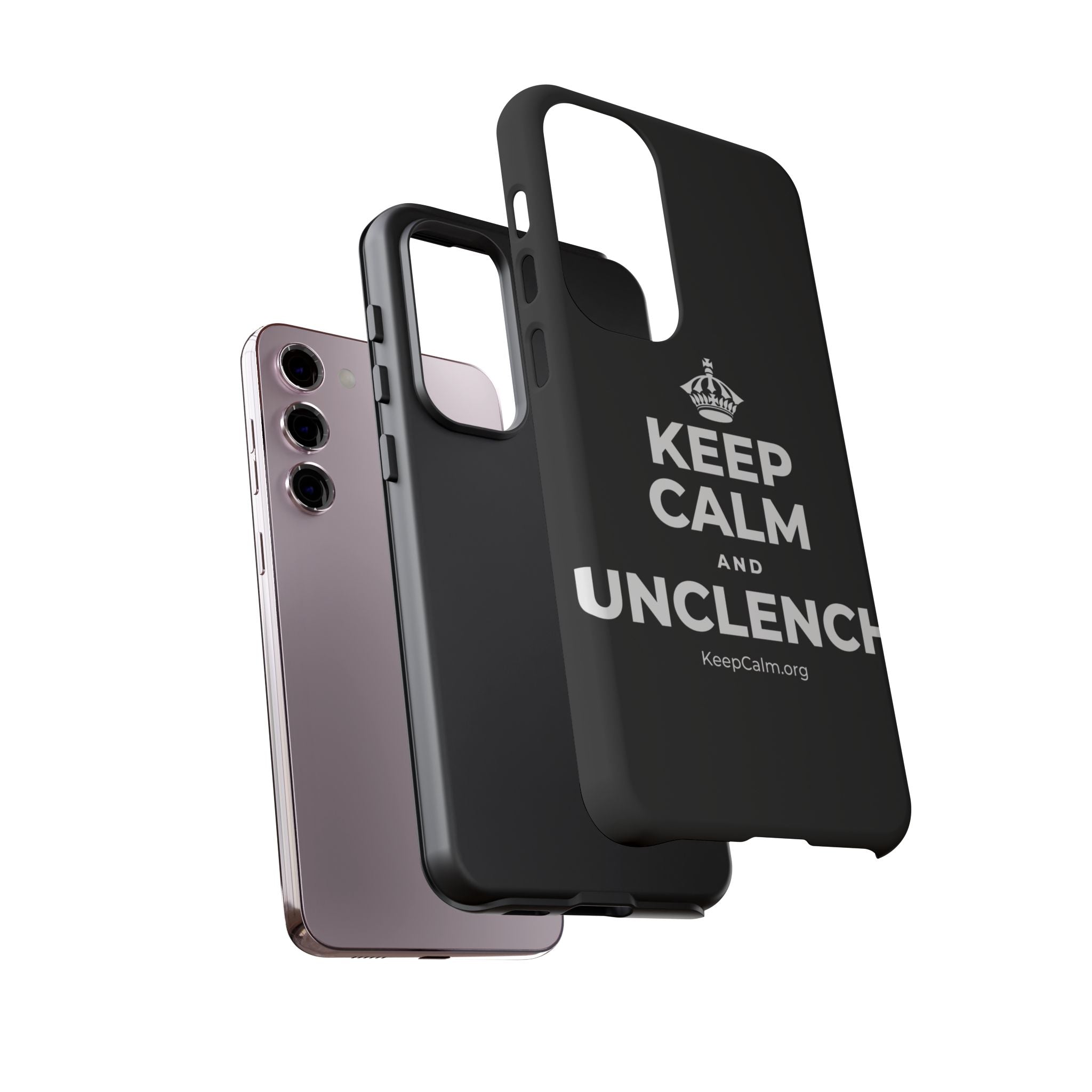 KEEP CALM AND UNCLENCH Phone Case